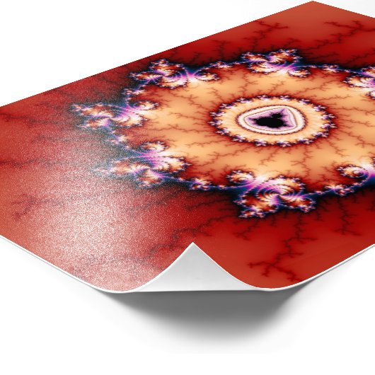 Knochen - Fraktal Fotodruck (Ecke)