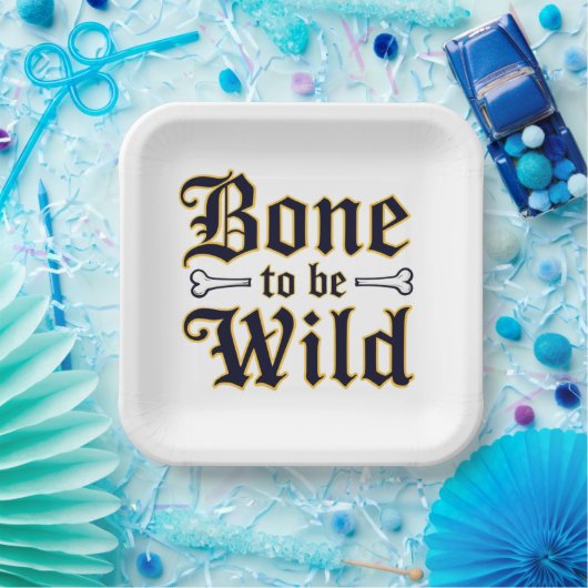 Knochen, frei zu sein pappteller (Party)