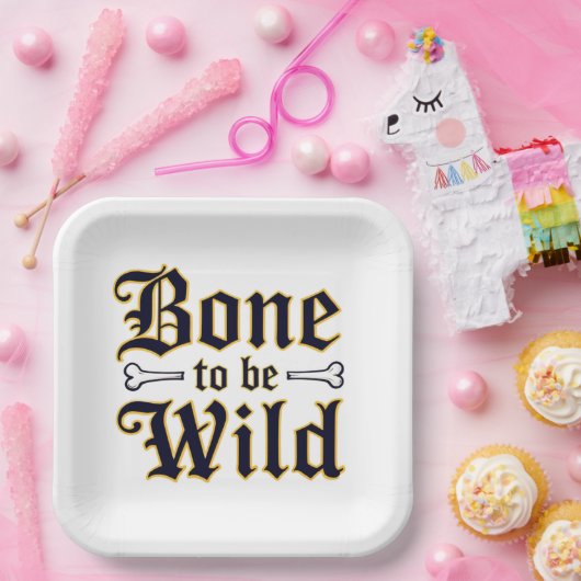 Knochen, frei zu sein pappteller (Party)