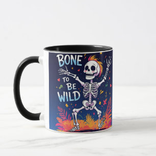 Knochen, frei zu sein Tanzskeleton Halloween Tasse