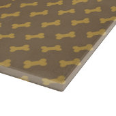 Knochen für Hundebeschaffenheit Schneidebrett (Ecke)