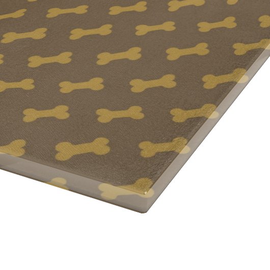 Knochen für Hundebeschaffenheit Schneidebrett (Ecke)