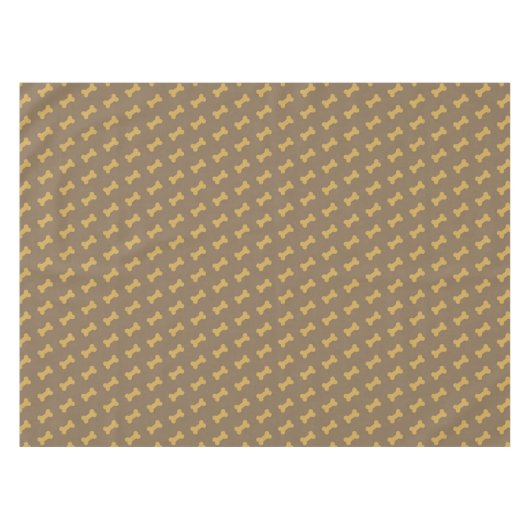 Knochen für Hundebeschaffenheit Tischdecke (Vorderseite (Horizontal))