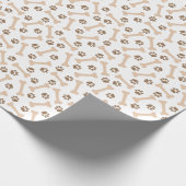 Knochen Geschenkpapier (Ecke)