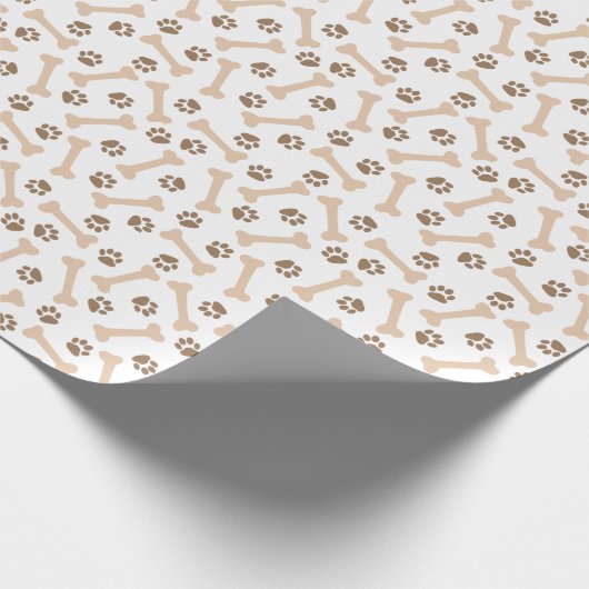 Knochen Geschenkpapier (Ecke)