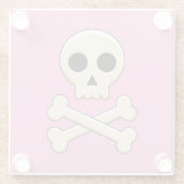 Knochen Glasuntersetzer (Rückseite)