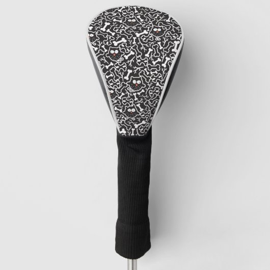 Knochen Golf Headcover (Vorderseite)