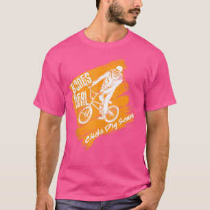 Knochen heilen, Mädchen graben Narben - Bmx Parkou T-Shirt
