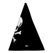 Knochen Hüte aus schwarzem Party Partyhütchen (Rechts)