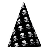Knochen Hüte aus schwarzem Party Partyhütchen (Rechts)