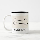 KNOCHEN-IDOL ZWEIFARBIGE TASSE (Links)
