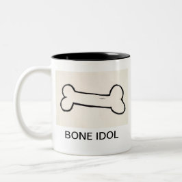KNOCHEN-IDOL ZWEIFARBIGE TASSE
