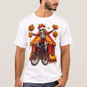 Knochen jonglieren � Lustiger Zirkusschädel T-Shirt