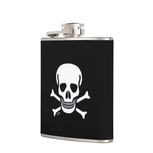 Knochen Kapselhülle Flachmann (Links)