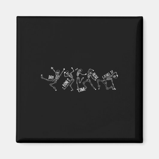 Knochen kommen Alive Ezekiel 37 Halloween Skeleton Magnet (Vorne)