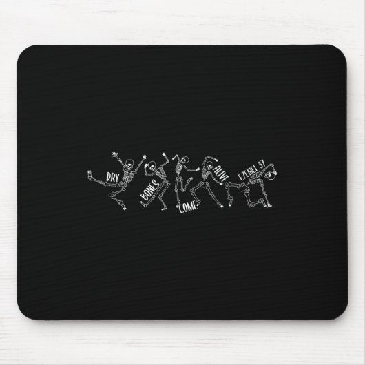 Knochen kommen Alive Ezekiel 37 Halloween Skeleton Mousepad (Vorne)