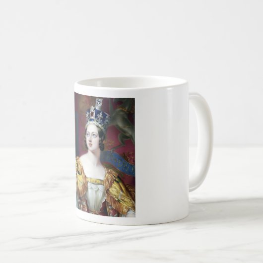 Knochen-Königin Victoria Henrys Pierce Kaffeetasse (VorderseiteRechts)