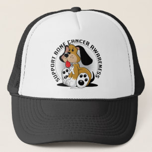 Knochen-Krebs-Hund Truckerkappe