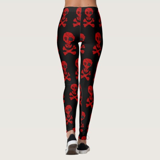Knochen Leggings (Rückseite)