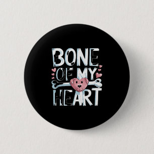 Knochen meines Herzhundes Button