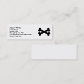 Knochen Mini Visitenkarte (Vorne/Hinten)