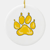 Knochen Natale Keramikornament (Hinten)