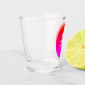 Knochen-Neonerglas Schnapsglas (Links)