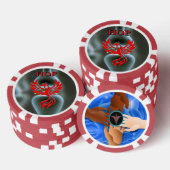 Knochen Nerve Phoenix Fantasy Biology anpassbar Pokerchips (Stapel)