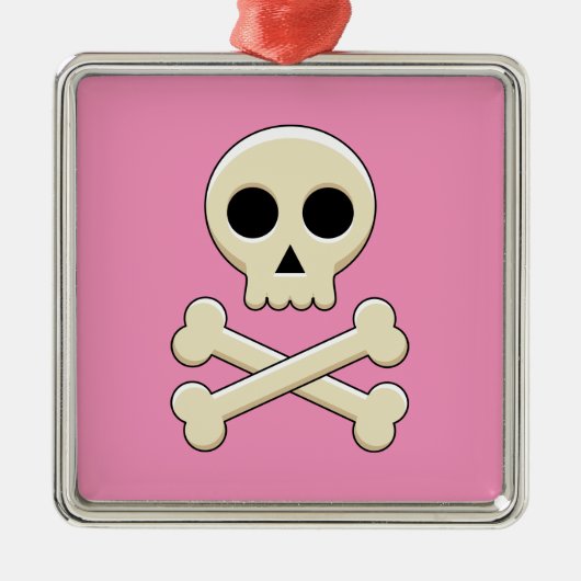 Knochen Ornament Aus Metall (Vorne)