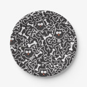 Knochen Pappteller (Vorderseite)