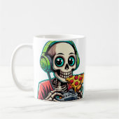 Knochen, Pizza und Spiele: Wenn ein Skelett weiß Kaffeetasse (Links)