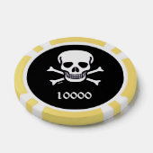 Knochen-Poker-Chip 10000 Pokerchips (Einzeln)