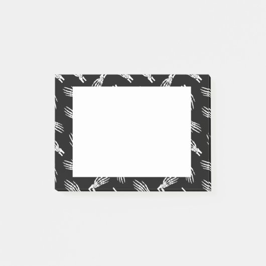 Knochen Post-it Klebezettel (Vorderseite)