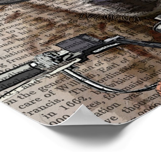 Knochen Poster (Ecke)