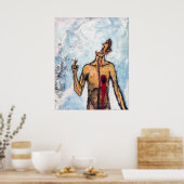 "KNOCHEN" POSTER (Küche)