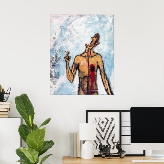 "KNOCHEN" POSTER (Heimbüro)