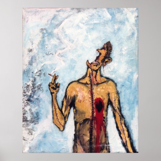 "KNOCHEN" POSTER (Vorne)