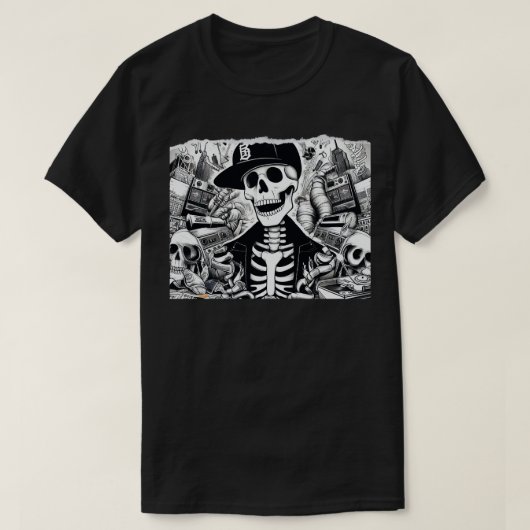 Knochen Rapper 7 T-Shirt (Design vorne)
