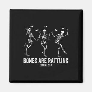 Knochen rasseln Skelett Halloween Christlichen Bi Magnet