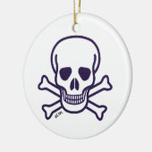 Knochen rund um die Keramik Ornament (Links)