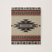 Knochen, Schwarzes, Rost-Ureinwohner-Art Puzzle (Vertikal)