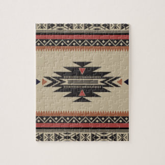 Knochen, Schwarzes, Rost-Ureinwohner-Art Puzzle