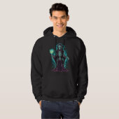 Knochen-Sensenmann Hoodie (Vorne ganz)