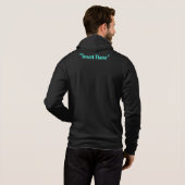 Knochen-Sensenmann Hoodie (Schwarz voll)