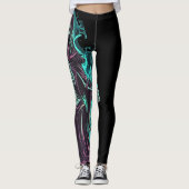 Knochen-Sensenmann Leggings (Vorderseite)