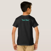 Knochen-Sensenmann T-Shirt (Schwarz voll)