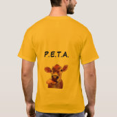 Knochen-Steak, Leute, die geschmackvolle Tiere T-Shirt (Rückseite)