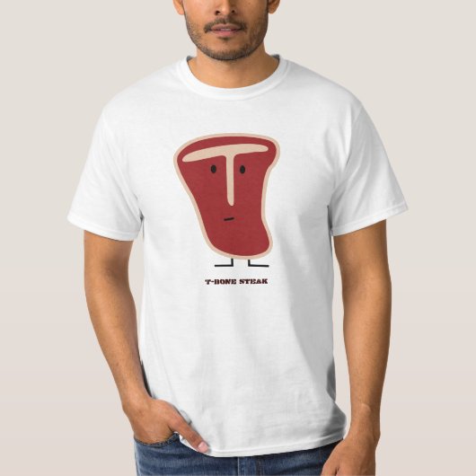 Knochen-Steak-Wert-Shirt T-Shirt (Vorderseite)