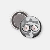Knochen, tot, menschlich magnet (Vorderseite/Rückseite)