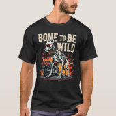 Knochen, um frei Halloween Hund Lover zu sein T-Shirt (Vorderseite)